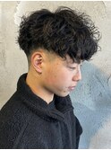 スペインカールメンズパーマメンズマッシュ群馬高崎メンズ眉毛