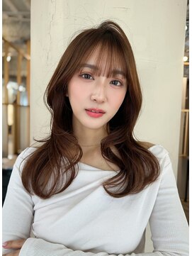 マインバイアフロートギンザ(MYNE by AFLOAT GINZA) 内巻きレイヤーカット/ぱっつんシースルーバング