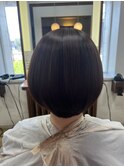 ストレートショートボブ