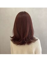 アンドワン 自由が丘(＆ONE)&nbsp;【&ONE 自由が丘】コーラルピンク×くびれヘア