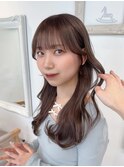 春のちゅるんミルクティーブラウンカラー