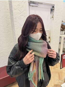 オーセンヘア(AUTHEN.HAIR) 髪質改善カラー　ラベンダーカラー