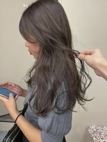 パークレーン アイス イヴェン(park lane ICI yeven)&nbsp;ブリーチなしミルクティーグレージュ　くすみオリーブ/akari