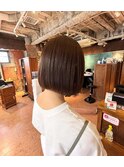 髪質改善xボブxカラー