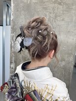 キング 心斎橋店(K!ng)&nbsp;ハイライトカラーミルクティーベージュレイヤーカット