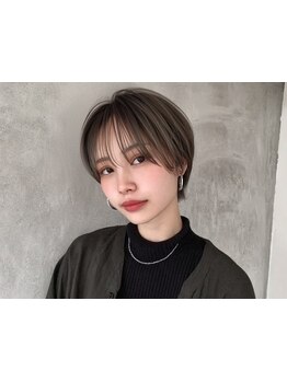 お客様の骨格、毛質に合わせてカットを施します♪乾かすだけで決まるヘアスタイルが◎