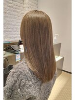 ミック ヘアアンドメイクアップ 高田店(miq Hair&Make up)&nbsp;イルミナカラー/オリーブブラウン/透明感カラー/艶髪/冬カラー