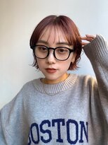 セイドット リー(Say. Ree)&nbsp;Say.ショートボブローズブラウンダークレッドモーヴピンク表参道