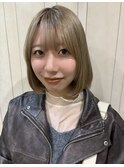 ＊大人ガーリー パツっとボブ