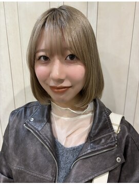 ロンドリゼル 札幌(Lond RiseL) ＊大人ガーリー パツっとボブ