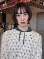 イミ(imi)&nbsp;大人ボブ/ストレート/グレージュカラー/前髪/髪質改善[登戸]