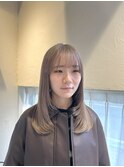 似合わせカット/ミディアムレイヤーカット/髪質改善/溝の口