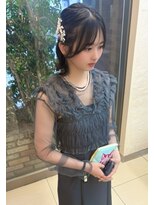ファーレンピュアスウィート(fahren-pure-suite)&nbsp;party style ハーフアップ編み下ろし