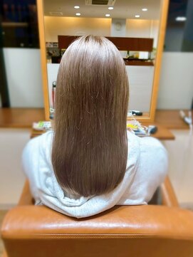 ヘアーブランドジン ティアラ(HAIR BRAND Jin Tiara) ブリーチ必須！ミルクティーベージュ【#松山美容室】