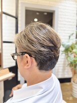 シュヴー 築地(CHEVEUX) 【築地】白髪ぼかしハイライト/メンズ/メンズカット