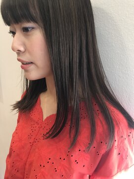 ペレ(pele) 【自由が丘pele】透明感カラー　イルミナカラー　セミロング