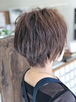 サロンドベル(Salon de Belle) ショートボブ×カーキ×大人カワイイ[Salon de Belle豊中]