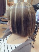 カルフール ロコ 草加西口店(Carrefour LOCO)&nbsp;2Dハイライトメッシュ&キャラメルアッシュカラー