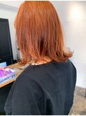 肌の色素が薄く見えるオレンジカラー＊fukuda