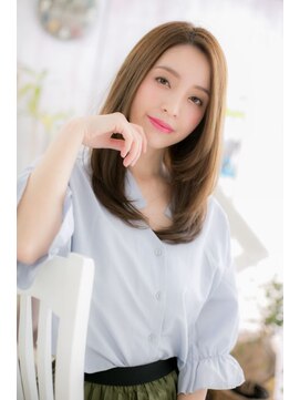 ミック ヘアアンドメイク アップ 駒込店(miq Hair&Make up) 知的フェミニン…エレガントストレート