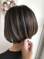 ヘアーエポック(hair epoque) 【宮下友宏】バレイヤージュグラデーションハイライト