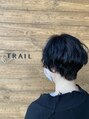 トレイル(TRAIL)&nbsp;大人ショートスタイルパーマもかけ動きのあるスタイルに