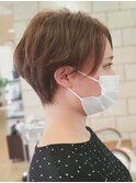 ナチュラル刈り上げないショート【RENJISHI 松岡】
