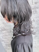 リアイス(Re:ICE)&nbsp;ミニウルフ/くすみブルー/流れるレイヤー/インナーハイライト