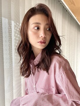 チョビー 銀座(chobii) コテ巻き風パーマ/デジパ/抜け感ヘア/アンニュイ/イルミナ/tomok