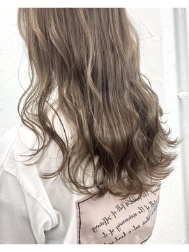 プライズ 表参道原宿店(prize) セピアベージュブリーチなしダブルカラー暖色系カラーイルミナ