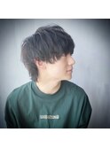 ツーブロマッシュウルフツイスト