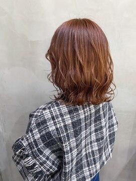 if ブリーチなしのオレンジカラー