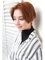 グランアージュ 船橋南口店(grandage) 前下がりショート/前髪なしショート/カシスブラウン20代30代