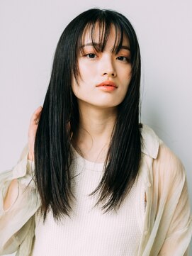 ミット バイ ツリー 吉祥寺(mit by tree) アッシュブラック×ニュアンスストレート