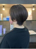 大人かわいいショートボブ丸みボブショートユニセックスうるツヤ