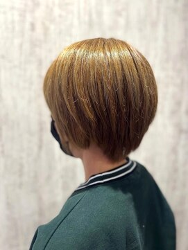 テトテ 門戸厄神店(tetote) 【tetote村山サロンスタイル】金髪マッシュショート