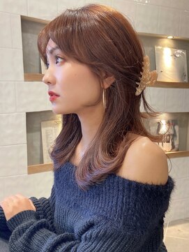 フォンズ(FONS) 上品くびれヘア小顔後れ毛 顔まわりカット 20代30代40代艶カラー