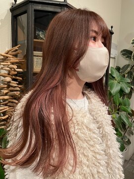 ルードノエル(Rue de Noel) pink beige color