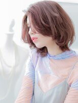 モッズヘア 越谷(mod's hair)&nbsp;かきあげ前髪艶カラー大人ボブ小顔こなれヘアa越谷20代30代40代