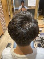 ロバーツヘアー 日野店&nbsp;ゆるパーマでボリュームアップ　 マッシュ  ツーブロック