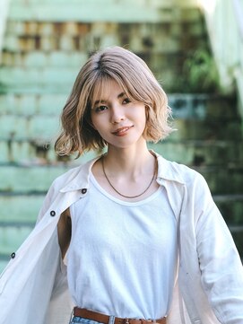 らふる其の二 外ハネ ニュアンスウェーブボブ