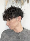 ツイスパ×マッシュスタイル