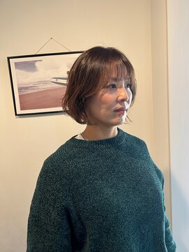 マリン(Marine) 20代30代大人ショートボブアッシュブラウン