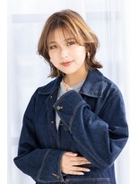 トティア 福島(Totia)&nbsp;【Totia福島】ニュアンスボブ×カーキベージュ