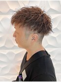 【人気ツイストスパイラルパーマ】×カラーマッシュアップバング
