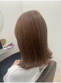外ハネオレンジベージュ