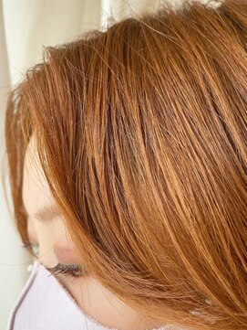 クロト(Clotho) オレンジカラー/インナーカラーダブルカラーブリーチ白髪染め