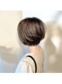 グレージュ◎ふわっとボブ♪