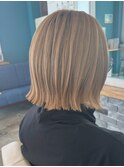 切りっぱなしボブ