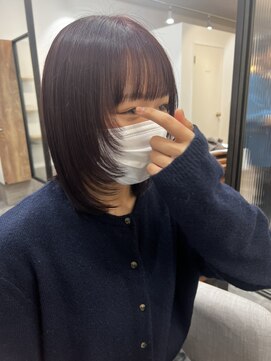 シア 新越谷店(SHEER) 【sayaka】ボルドーカラー